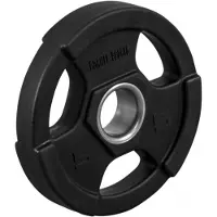 Gorilla Sports Olympische halterschijf 5 kg Gripper kunststof professioneel (50/51 mm)