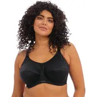 Elomi Energise Grote maten Sport bh – Zwart - 85I