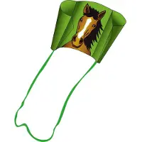 Invento eenlijnskindervlieger Pocket Sled Bronco 43 cm groen