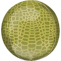 Anagram - Folieballon ORBZ Krokodillen print (45 cm)