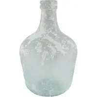 Dijk Natural Collections DKNC - Vaas Murcia - Gerecycled glas - 27x27x42cm - Zilver