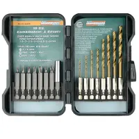 BRÜDER MANNESMANN M54325 Boor- en bitassortiment 16-delig Metaal 1.5 mm, 2 mm, 2.5 mm, 3 mm, 4 mm, 4.5 mm, 5 mm, 6 mm