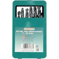 BRÜDER MANNESMANN Borenset 25-dlg HSSR 1 (Hobby) - 13 mm (Hobby) - 54341