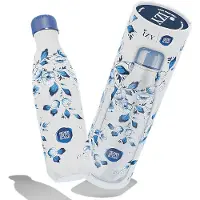 Izy Bottles Heinen Delfts Blauw - Blossom - 500ML