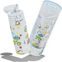 Izy Bottles Kids - Blauw Machines - 350ML