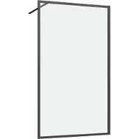 Guido Gusto 90x200 inloopdouche serie Enzo mat zwart