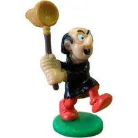 Schleich Gargamel van speelfiguur met net - De Smurfen - 20181 - - 10 cm