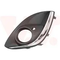 VAN WEZEL BUMPERGRILL ONDER LINKS + MISTLICHTGAT voor o.a. OPEL