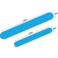 GARBOLINO Octagonal Section Protector Transparant 1.90 m