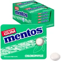 Mentos Kauwgom Chlorophylle 12 X 12 Stuks