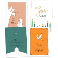 MajesticAlly Voordeelpakje kerstkaarten - Henrike I - Christelijk -
