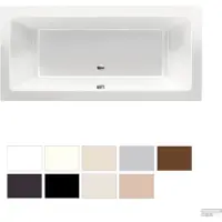 Xenz Society inbouw bad 170x75 cm antraciet mat