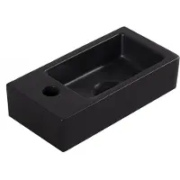 Boss & Wessing Bws fontein rino mini links 36x18x9 cm mat zwart