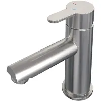 Brauer Edition Wastafelkraan - Hendel 4 - Geborsteld RVS PVD - Messing - Kranen, Wastafelkranen, Opbouw Wastafelkranen - 4260483797453