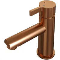 Brauer Copper Edition lage opbouw wastafelmengkraan model E koper geborsteld PVD