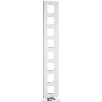 Sapho Designradiator block 28x175 cm mat wit