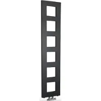 Sapho Block badkamerradiator 280x1330 mm, zwart mat