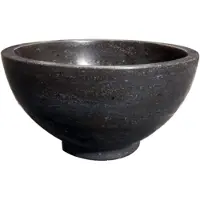 Wiesbaden Raw waskom rond 20x11 cm hardsteen gezoet 39.3510