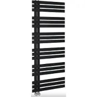 Sapho Designradiator silvana recht 60x150 cm 771w mat zwart