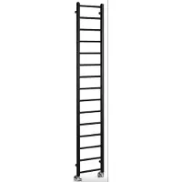 Sapho Dina badkamerradiator 300x1740 mm, zwart mat
