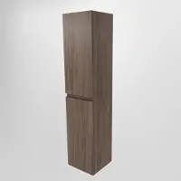Mondiaz Kolomkast aivy hangend 160x35x35 cm mdf 2 deuren softclose greeploos mocha