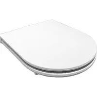 Wiesbaden Flatline toiletzitting softclose en quick release mat wit