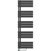 Belrad Vancouver handdoekradiator 50x160cm 755W zwart mat