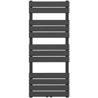 SaniGoods Calgary handdoekradiator 50x120cm 593W zwart mat
