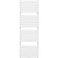 Belrad Handdoekradiator/paneelradiator, middenaansluiting, wit, 1800x600 mm, 1081 Watt