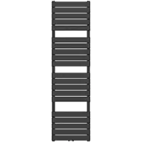 SaniGoods Calgary handdoekradiator 50x180cm 936W zwart mat