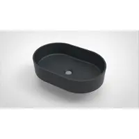 Arcqua Opbouw Waskom Case Ovaal 55x36 cm Mat Antraciet