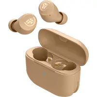 JLab Go Air POP Tones Draadloze Oordopjes - oortjes draadloos - 32 uur Speeltijd - EQ Geluidsinstellingen - Bluetooth 5.1 - Oplaadcase met ingebouwde Oplaadkabel – Pantone 728