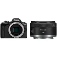 Canon EOS R50 systeemcamera Zwart + RF 50mm f/1.8 STM