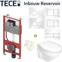 Boss & Wessing TECE Profil Toiletset set78 Randloos BWS Sanindusa Cetus met TECE Drukplaat