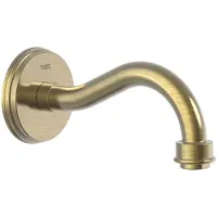 Tres Kraanhals Clasic Inbouw Uitloop 18,3 cm Verouderd Messing