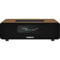 Sangean DDR-36, cabinet radio, BT, USB lader, DAB+, bruin