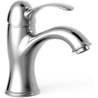 Tres Wastafelmengkraan Clasic Eengreeps met Hendel Chroom