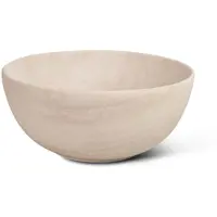 Globo Waskom t-edge rond 37x16 cm zonder overloop travertino