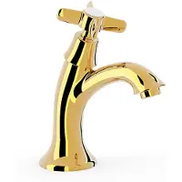 Tres Specificaties wastafelkraan clasic 1 waterleiding of voormengsysteem goud
