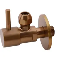 Xellanz Minimal hoekstopkraan 3/8" x 3/8" of knel 10 mm geborsteld brons koper
