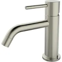 Boss & Wessing Wastafelmengkraan opbouw bws uitloop 6.5 cm 1-hendel geborsteld staal