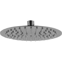 Boss & Wessing Hoofddouche bws colorato rond 30 cm gunmetal