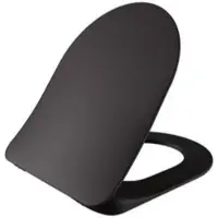 Boss & Wessing Closetzitting BWS QuickRelease Softclose Mat Zwart