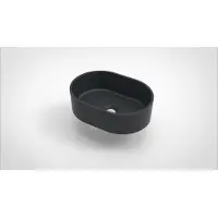 Arcqua Opbouw Waskom Case Ovaal 40x28 cm Mat Antraciet