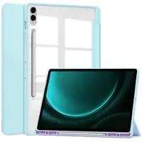 IMoshion Trifold Hardcase Bookcase voor de Samsung Tab S10 Plus / Tab S9 FE Plus / Tab S9 Plus 12.4 inch - Lichtblauw