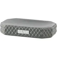 Lene Bjerre Marion zeepbakje 13,5x9 cm Monument grey-silver