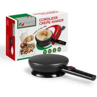 Magnani - Crêpesmaker - Pannenkoekenmaker - Anti-aanbaklaag - Inclusief Spatel, Garde en Bord - Pannenkoekenpan - Elektrisch - 800 W