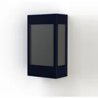Roger Pradier Brick² Model 1 Wandlamp Steel blue | Black PMMA