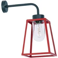 Roger Pradier Lampiok buitenlamp Clear Glass | Red | Small