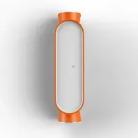 Roger Pradier Ibuk Model Wandlamp 10|10° | Traffic red | Polycarbonate White